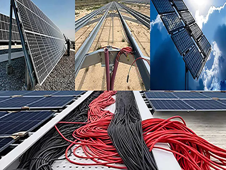 PV Photovoltaic Cable & Solar panel frame accessories & transforms with power substation one-step solution